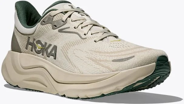 HOKA Men's Arahi 8 Shoes in Truffle Salt/Oyster Mushroom - Image 6