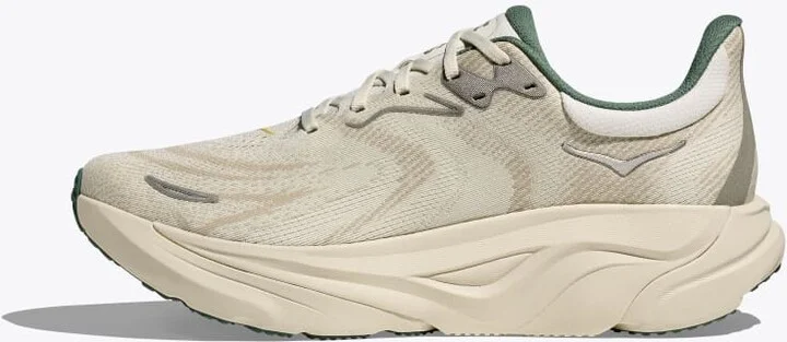 HOKA Men's Arahi 8 Shoes in Truffle Salt/Oyster Mushroom - Image 8