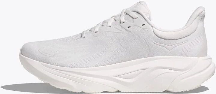 HOKA Men's Arahi 8 Shoes in White/White - Image 8