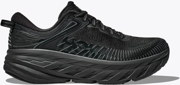 HOKA Men's Bondi 7 Shoes in Black/Black