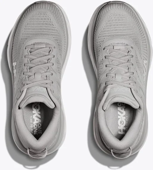 HOKA Men's Bondi 7 Shoes in Harbor Mist/White - Image 2