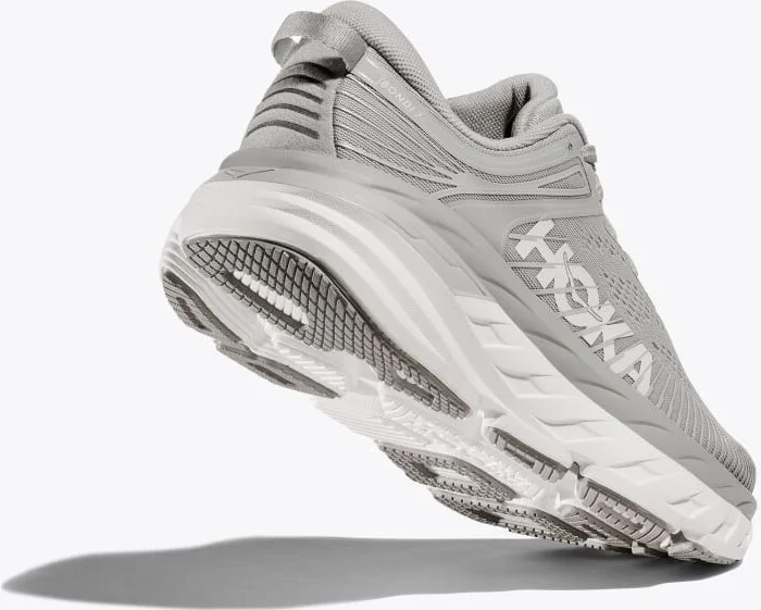 HOKA Men's Bondi 7 Shoes in Harbor Mist/White - Image 4