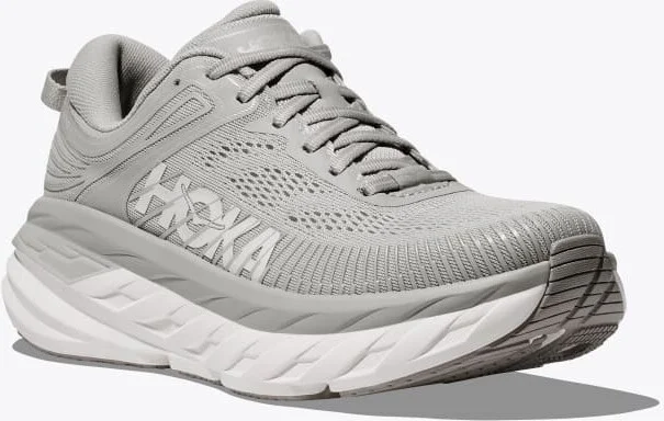 HOKA Men's Bondi 7 Shoes in Harbor Mist/White - Image 6