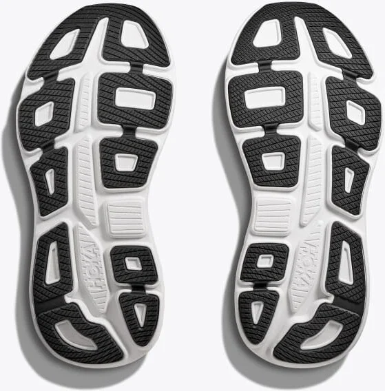 HOKA Men's Bondi 9 Shoes in Black/White - Image 7
