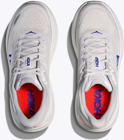 HOKA Men's Bondi 9 Shoes in Cosmic Grey/Ultramarine - Image 2