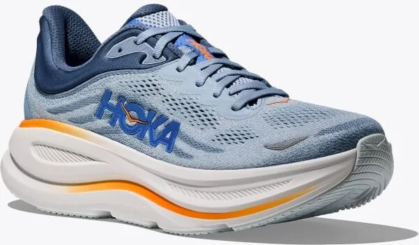 HOKA Men's Bondi 9 Shoes in Drizzle/Downpour - Image 6