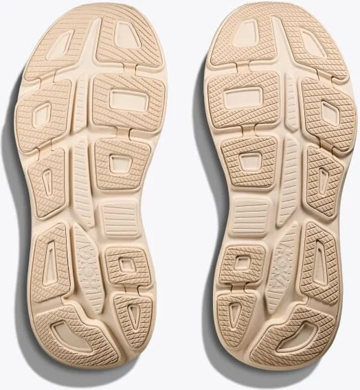 HOKA Men's Bondi 9 Shoes in Oatmeal/Oat Milk - Image 7