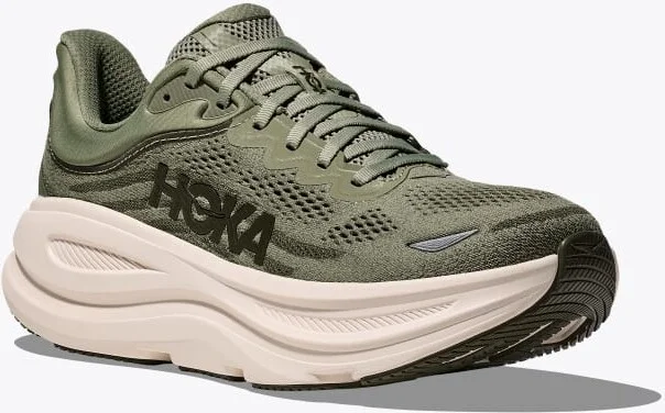 HOKA Men's Bondi 9 Shoes in Sea Moss/Eucalyptus - Image 6
