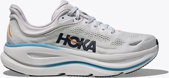 HOKA Men's Bondi 9 Shoes in Stardust/Cosmic Grey