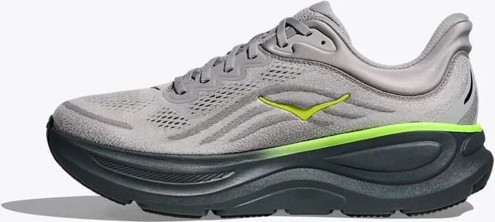HOKA Men's Bondi 9 Shoes in Stardust/Outer Orbit - Image 8