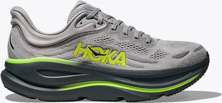 HOKA Men's Bondi 9 Shoes in Stardust/Outer Orbit