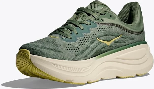 HOKA Men's Bondi 9 Shoes in Succulent/Fern - Image 3
