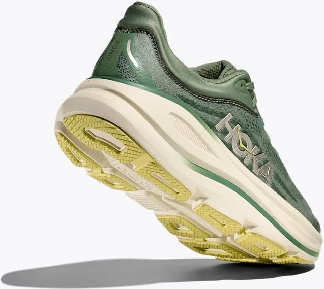 HOKA Men's Bondi 9 Shoes in Succulent/Fern - Image 4