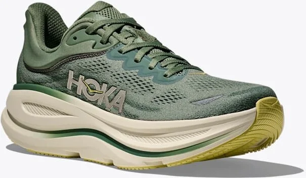 HOKA Men's Bondi 9 Shoes in Succulent/Fern - Image 6