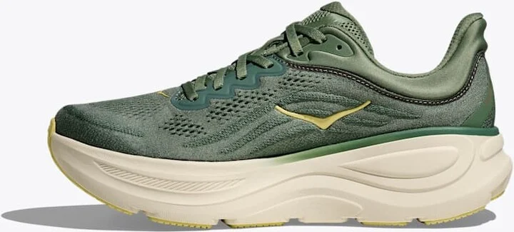 HOKA Men's Bondi 9 Shoes in Succulent/Fern - Image 8