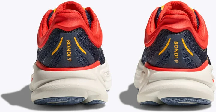 HOKA Men's Bondi 9 Shoes in Varsity Navy/Nautical Blue - Image 5