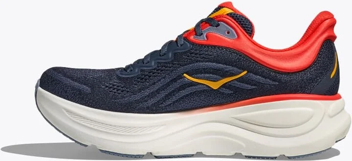 HOKA Men's Bondi 9 Shoes in Varsity Navy/Nautical Blue - Image 8