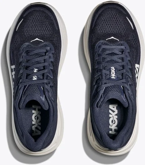HOKA Men's Bondi 9 Shoes in Varsity Navy/White - Image 2
