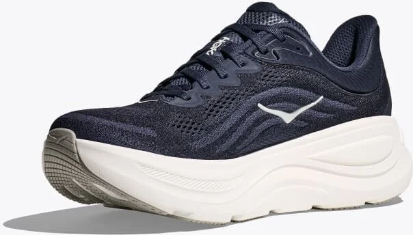HOKA Men's Bondi 9 Shoes in Varsity Navy/White - Image 3
