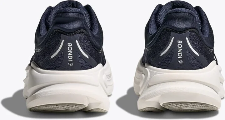 HOKA Men's Bondi 9 Shoes in Varsity Navy/White - Image 5