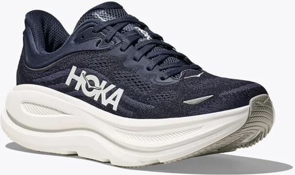HOKA Men's Bondi 9 Shoes in Varsity Navy/White - Image 6
