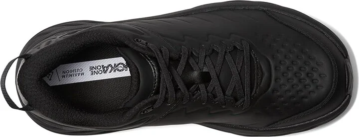 Hoka Men's Bondi Slip Resistant Men's Shoes Black/Black : 13 D - Medium, Leather - Image 2