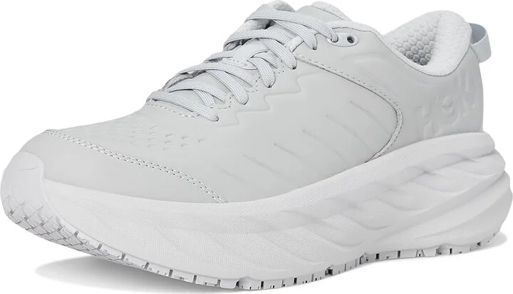Hoka Men's Bondi Slip Resistant Men's Shoes Harbor Mist/Lunar Rock : 7 D - Medium, Leather - Image 5