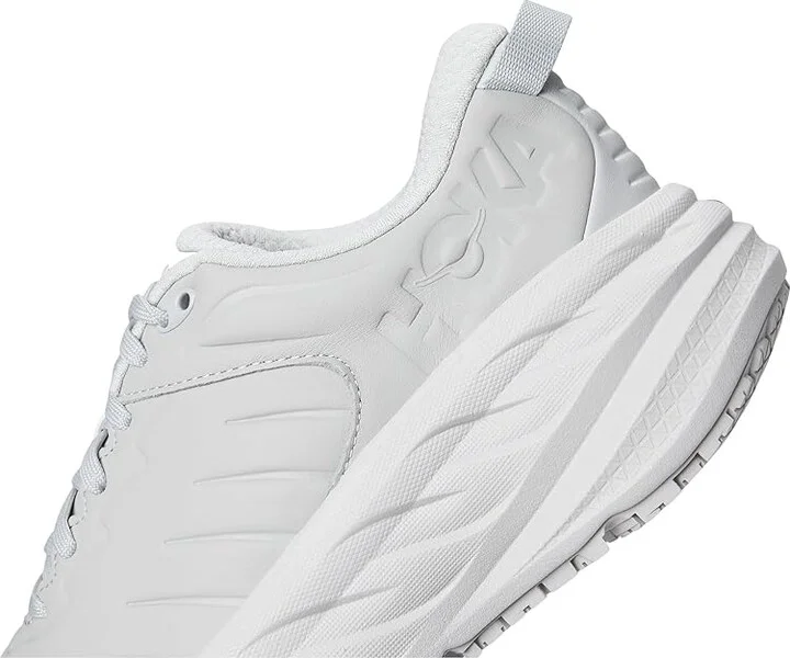 Hoka Men's Bondi Slip Resistant Men's Shoes Harbor Mist/Lunar Rock : 7 D - Medium, Leather - Image 7