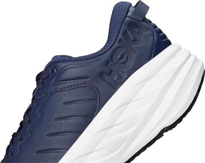 Hoka Men's Bondi Slip Resistant Men's Shoes Outerspace/White : 7.5 D - Medium, Leather - Image 7