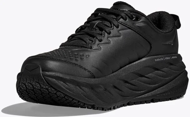 HOKA Men's Bondi SR Shoes in Black - Image 3