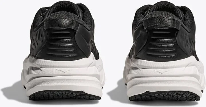 HOKA Men's Bondi SR Shoes in Carbon Black/White - Image 5