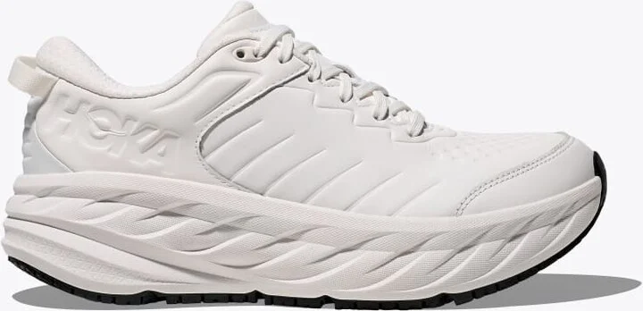 HOKA Men's Bondi SR Shoes in Frost/Frost