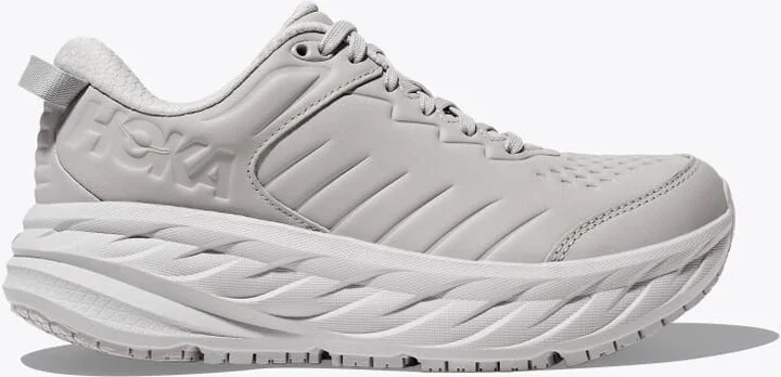 HOKA Men's Bondi SR Shoes in Harbor Mist/Lunar Rock