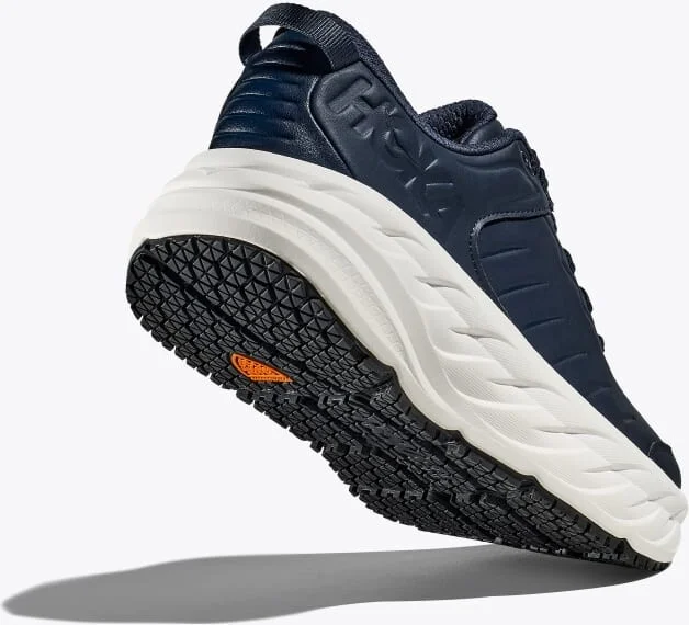 HOKA Men's Bondi SR Shoes in Outerspace/White - Image 4