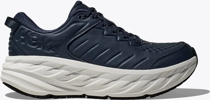 HOKA Men's Bondi SR Shoes in Outerspace/White