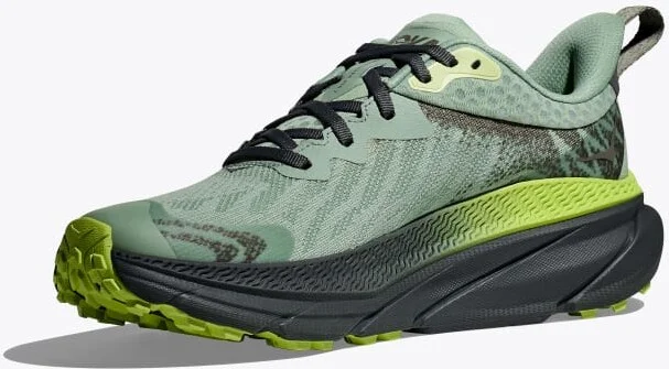 HOKA Men's Challenger 7 GTX Shoes in Aloe Vera/Lettuce - Image 3