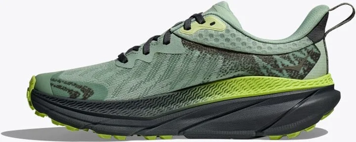HOKA Men's Challenger 7 GTX Shoes in Aloe Vera/Lettuce - Image 8