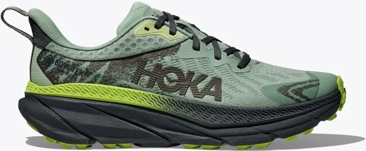 HOKA Men's Challenger 7 GTX Shoes in Aloe Vera/Lettuce