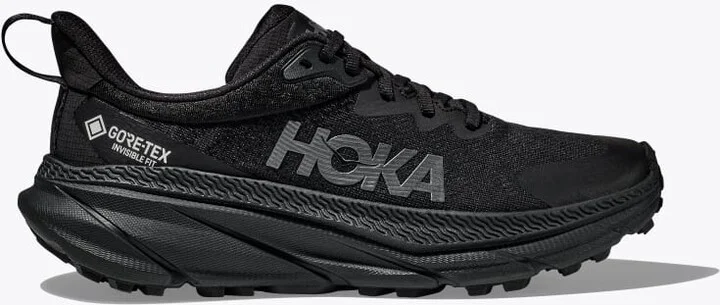HOKA Men's Challenger 7 GTX Shoes in Black/Black