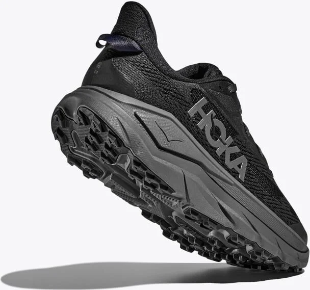 HOKA Men's Challenger 8 Shoes in Black/Outer Orbit - Image 4