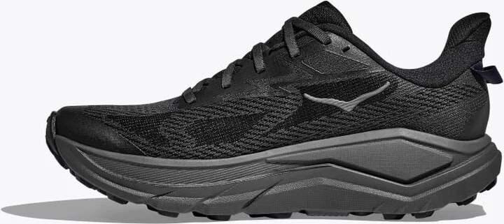 HOKA Men's Challenger 8 Shoes in Black/Outer Orbit - Image 8