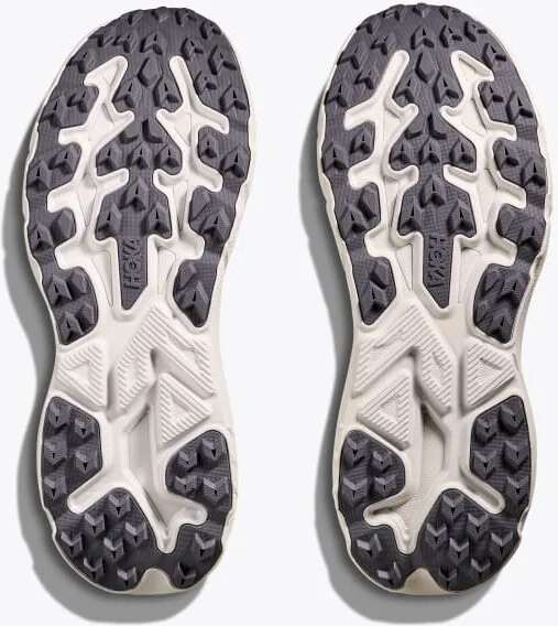HOKA Men's Challenger 8 Shoes in White/Neon Hoka Citrus - Image 7