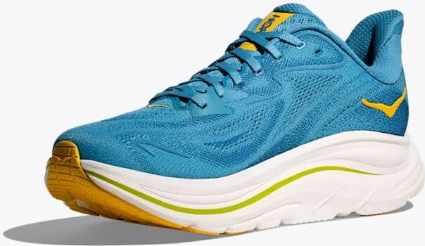 HOKA Men's Clifton 10 Shoes in Alpine Blue/Foggy Night - Image 3
