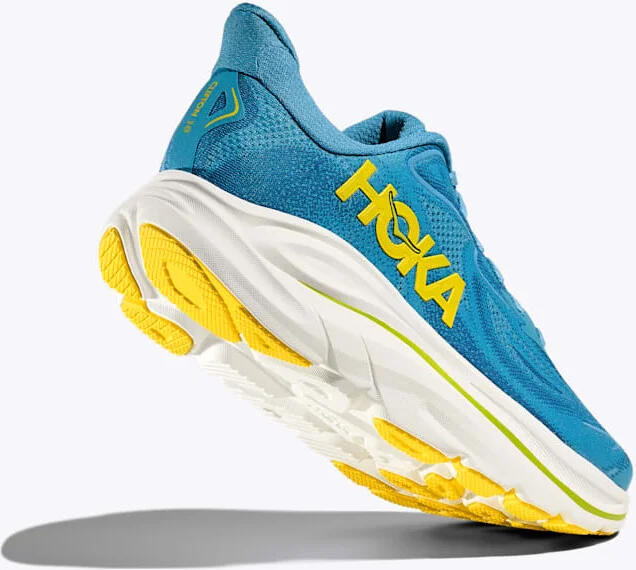 HOKA Men's Clifton 10 Shoes in Alpine Blue/Foggy Night - Image 4
