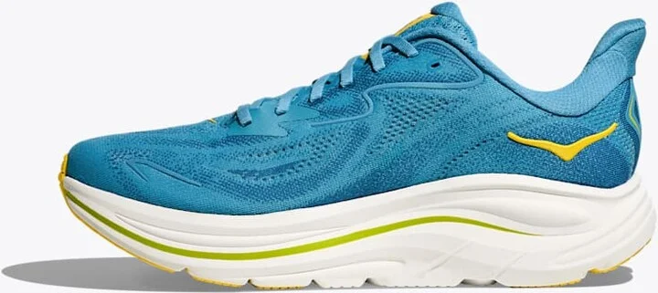 HOKA Men's Clifton 10 Shoes in Alpine Blue/Foggy Night - Image 8