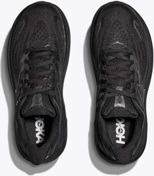 HOKA Men's Clifton 10 Shoes in Black/Black - Image 2