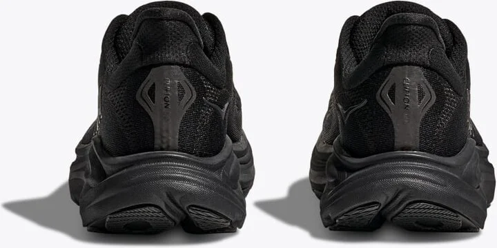 HOKA Men's Clifton 10 Shoes in Black/Black - Image 5