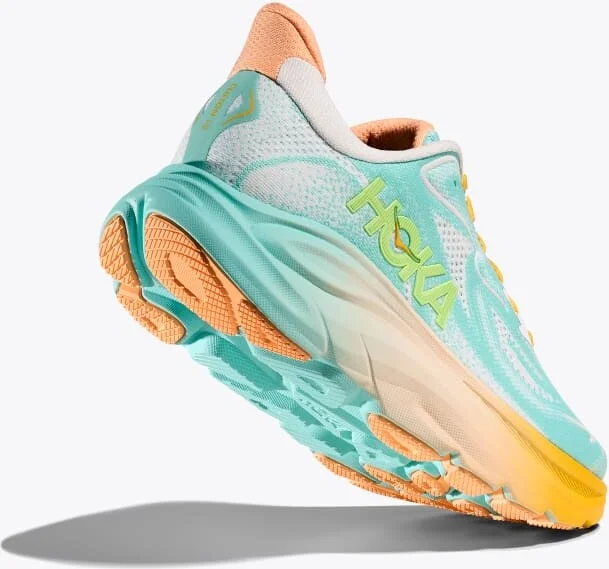 HOKA Men's Clifton 10 Shoes in Blue Spark/White - Image 4
