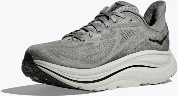 HOKA Men's Clifton 10 Shoes in Galactic Grey/Asteroid - Image 3