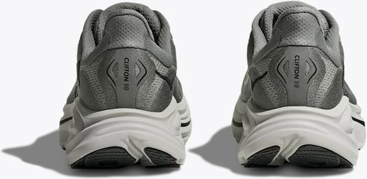 HOKA Men's Clifton 10 Shoes in Galactic Grey/Asteroid - Image 5